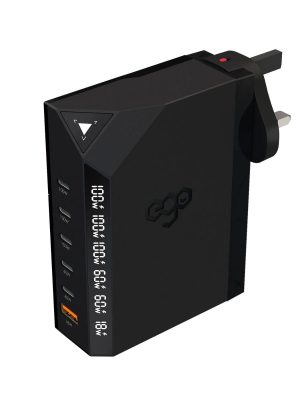 EGO EXINNO+ 300W 6-PORTS GaN CHARGER (US | UK | EU | AU PLUG)