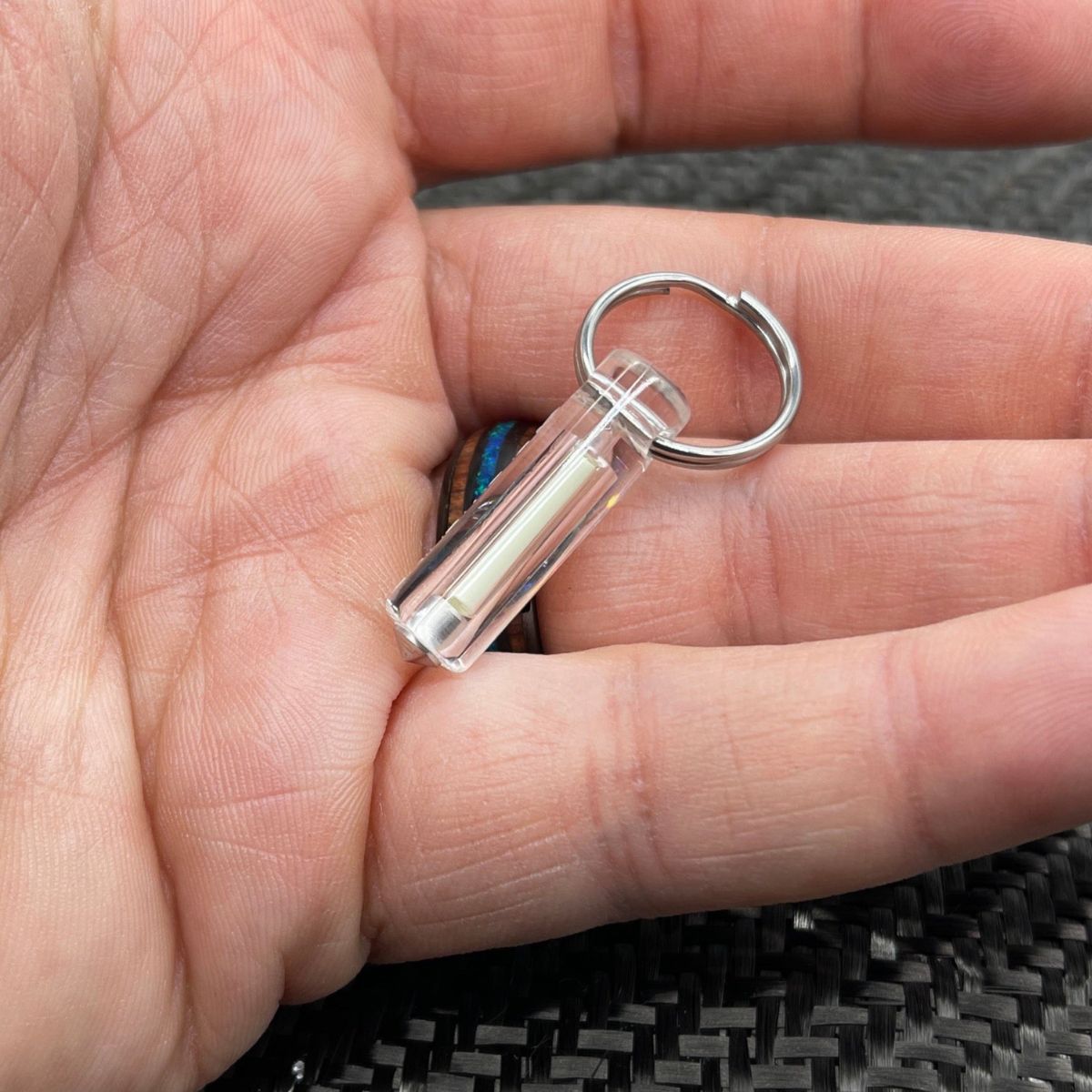 CountyComm - Tritium Ember Glow Fob With Glass Breaker - Official NRC License Approved NO: NR-0210-D-101-E - Image 4