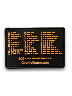 CountyComm - Signal Sentry - Morse Code & SOS Patch