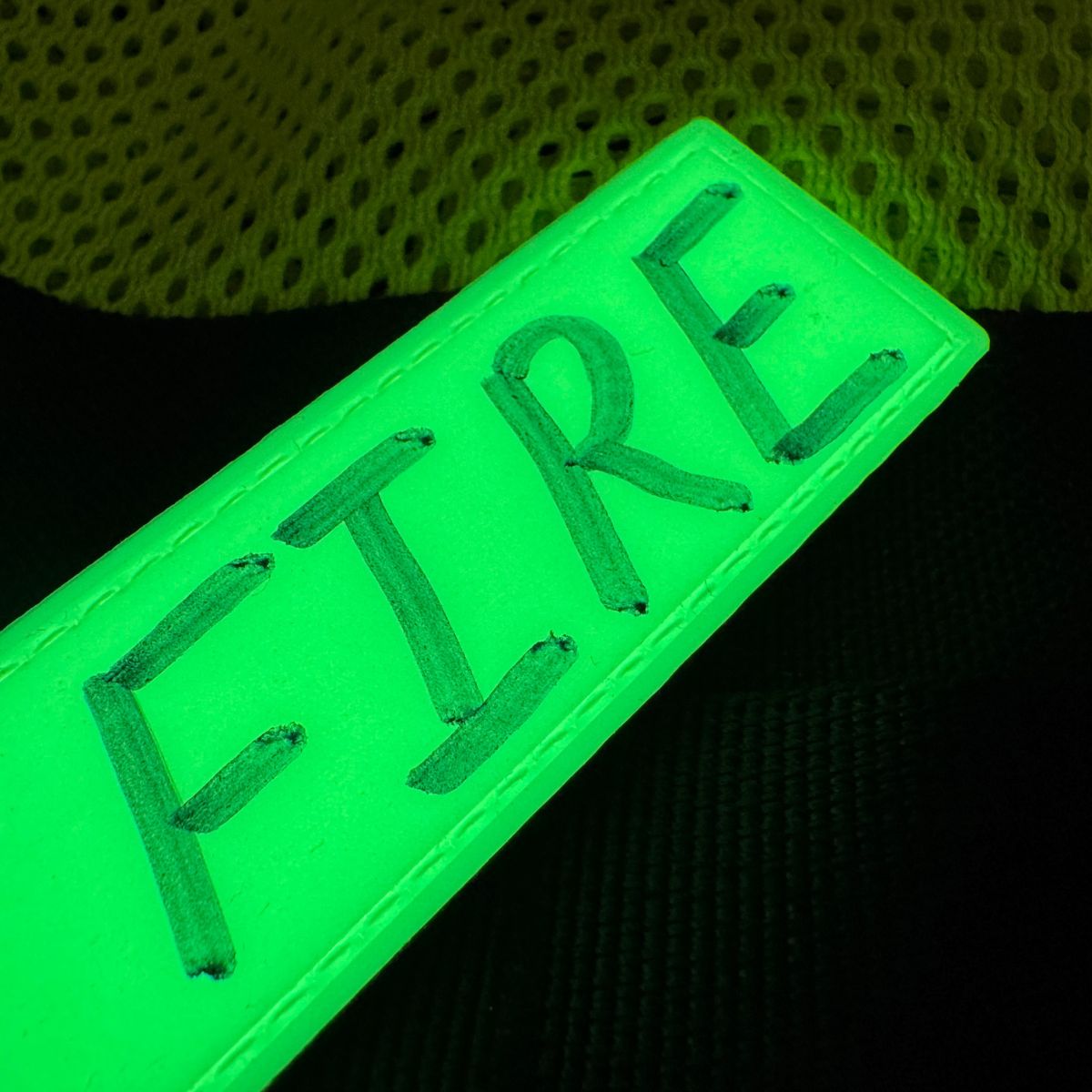 Countycomm - Find Me - 1x3 Glow Tag Patch ( Qty 2 ) - Image 2