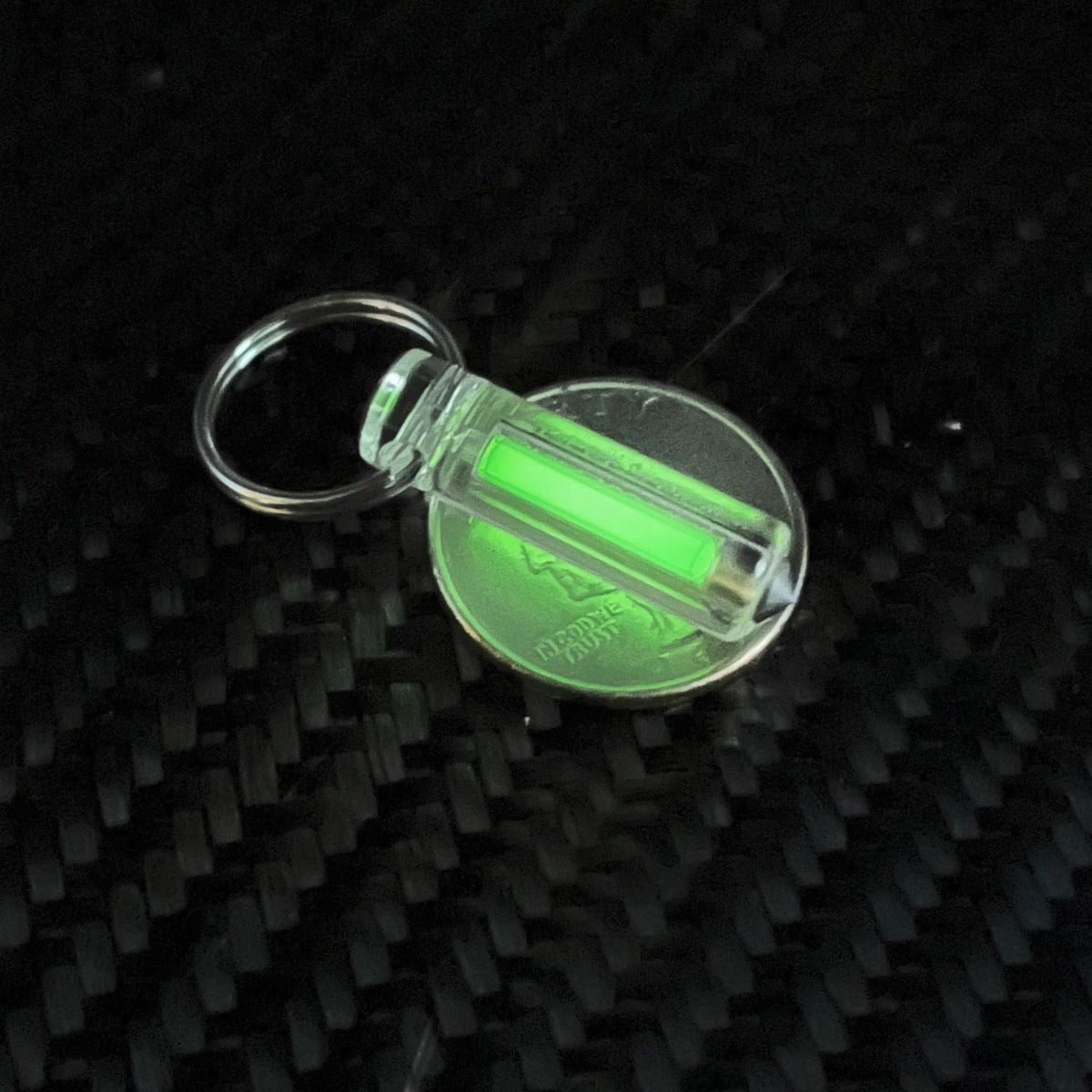 CountyComm - Tritium Ember Glow Fob With Glass Breaker - Official NRC License Approved NO: NR-0210-D-101-E - Image 2