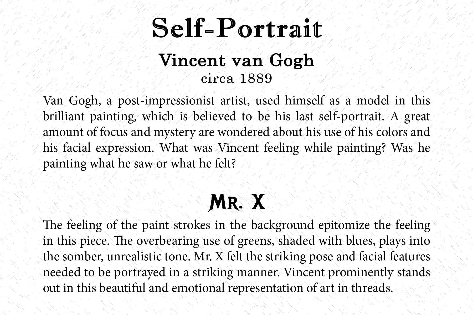 Vincent Van Gogh - Self-Portrait Patch w/ frame - Image 5