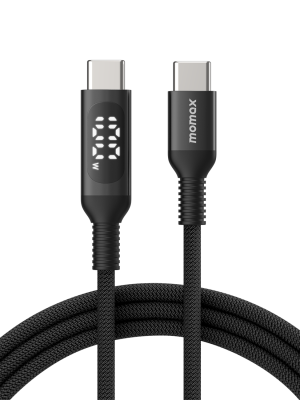 EliteLink USB-C to USB-C Braided LED Display Cable 100W 1.2m