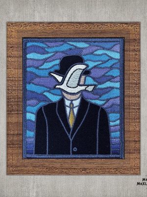 Man In A Bowler Hat Patch