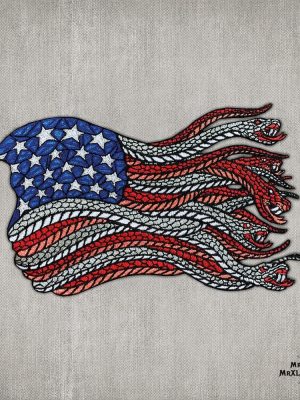 United Snakes Of America Patch