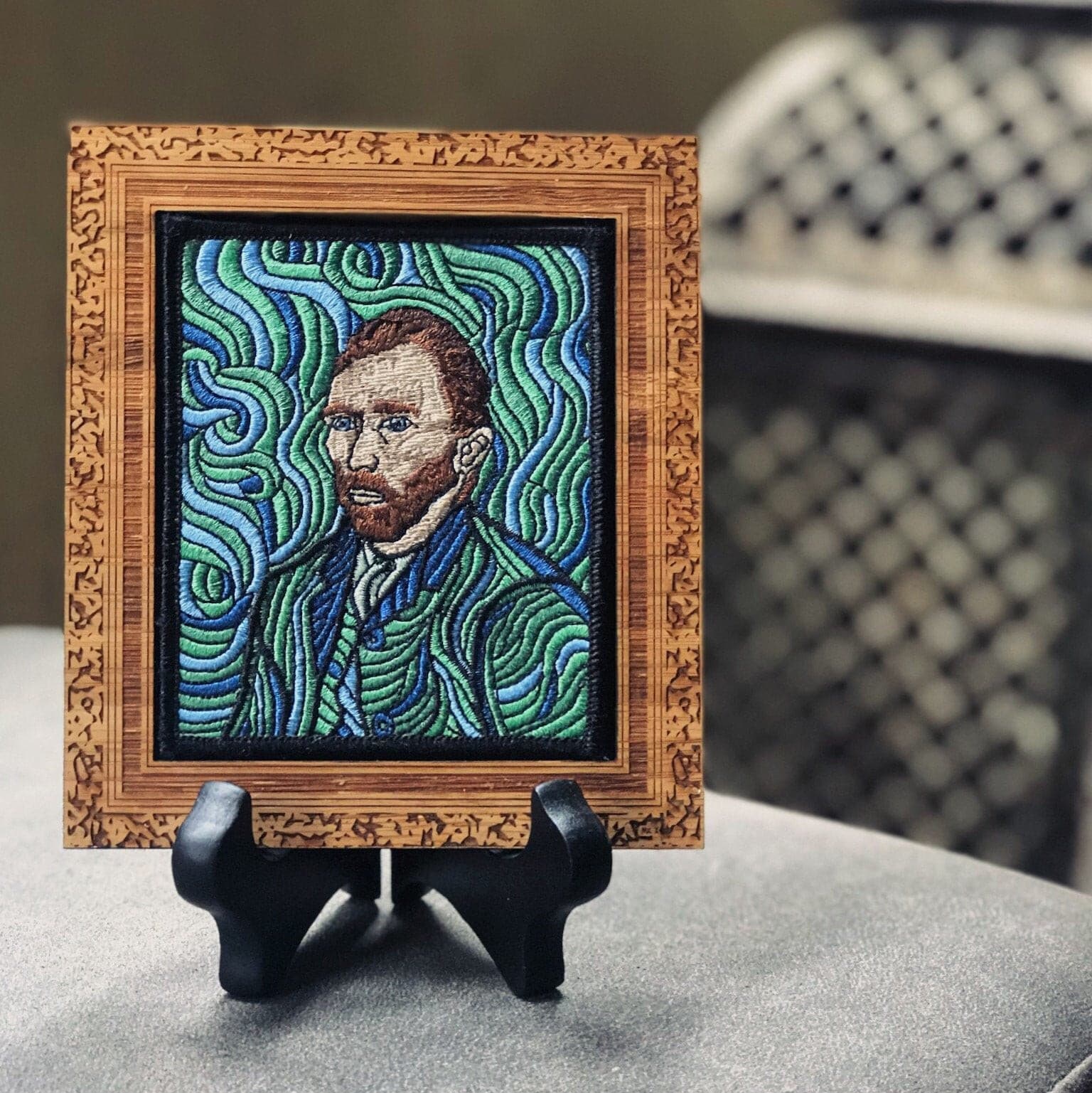 Vincent Van Gogh - Self-Portrait Patch w/ frame - Image 2