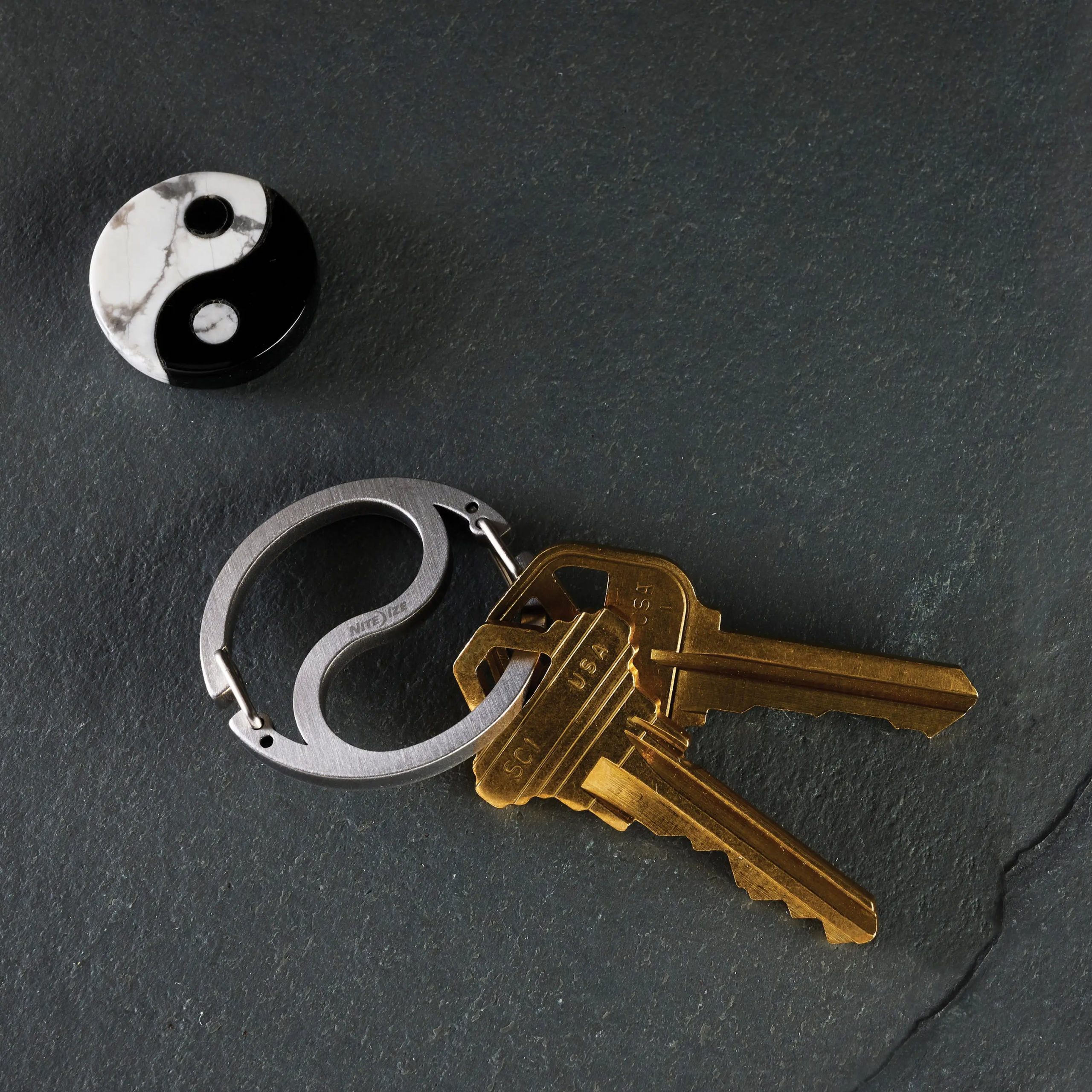 Medallion™ YinYang™ Key Carabiner - Image 3